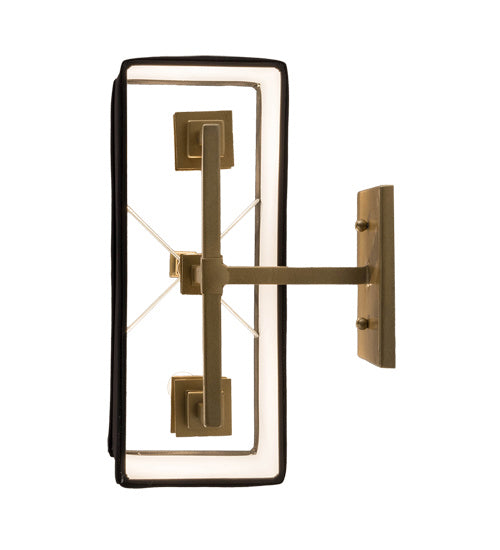 Meyda Tiffany 172801 Two Light Wall Sconce, Gold Metallic High Gloss