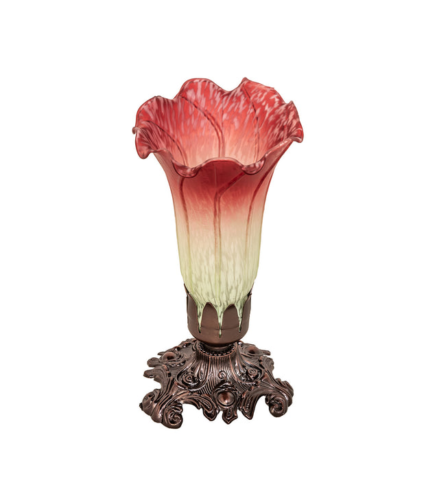 Meyda Tiffany 185087 One Light Accent Lamp, Mahogany Bronze