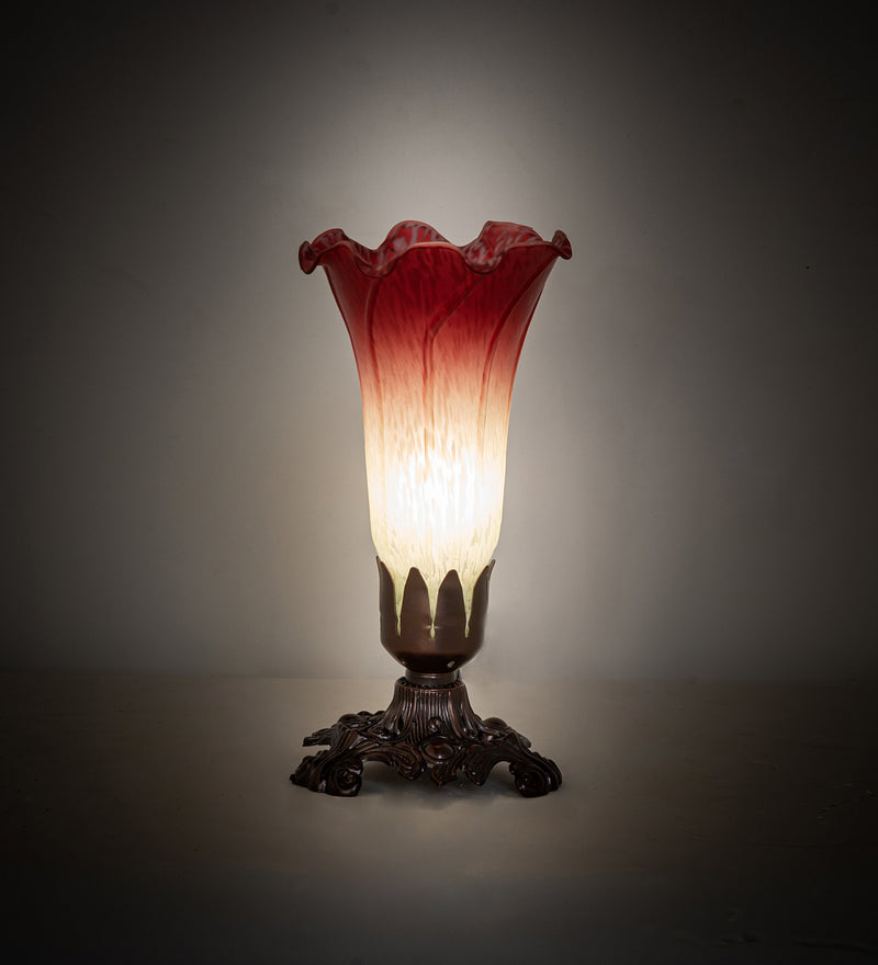 Meyda Tiffany 185087 One Light Accent Lamp, Mahogany Bronze