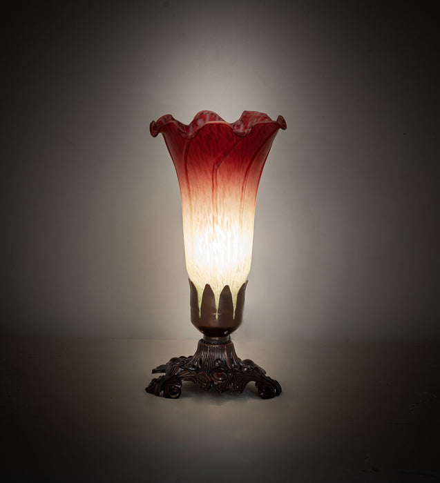 Meyda Tiffany 185087 One Light Accent Lamp, Mahogany Bronze