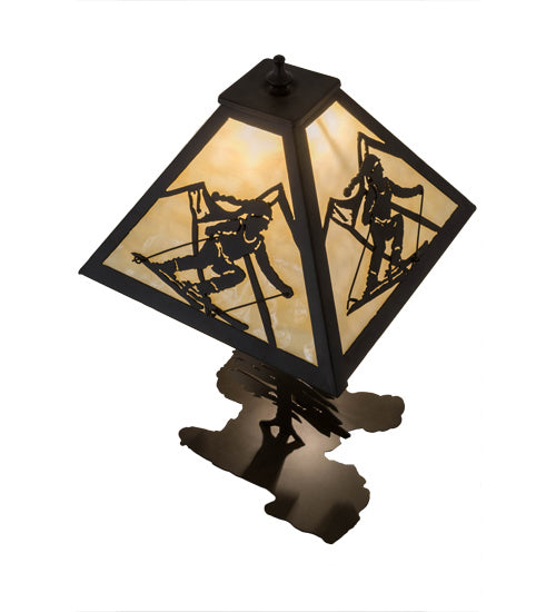 Meyda Tiffany 181467 Two Light Table Lamp, Oil Rubbed Bronze