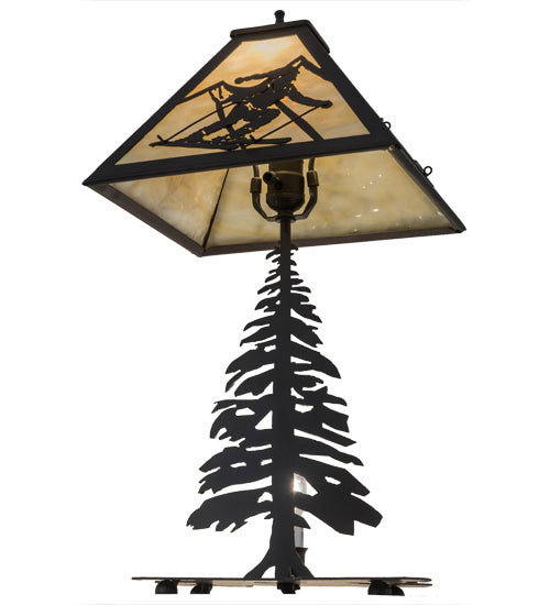 Meyda Tiffany 181467 Two Light Table Lamp, Oil Rubbed Bronze