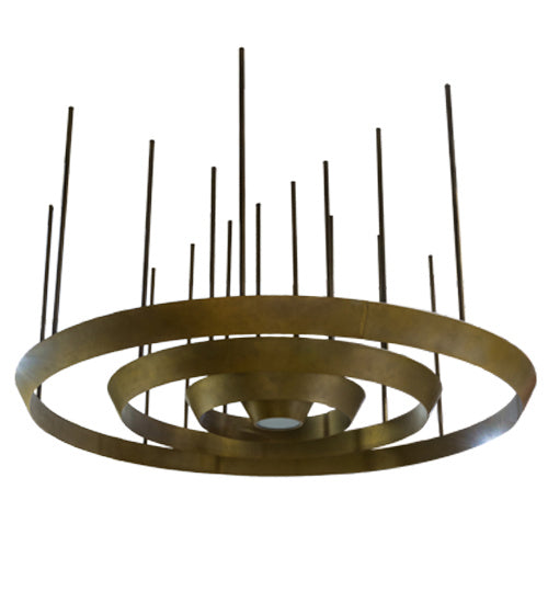 Meyda Tiffany 172709 LED Pendant, Gold Matte