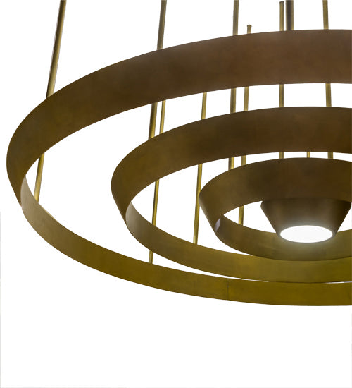 Meyda Tiffany 172709 LED Pendant, Gold Matte