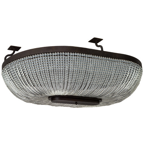 Meyda Tiffany 179051 14 Light Semi-Flushmount, Chestnut