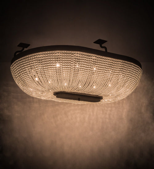 Meyda Tiffany 179051 14 Light Semi-Flushmount, Chestnut
