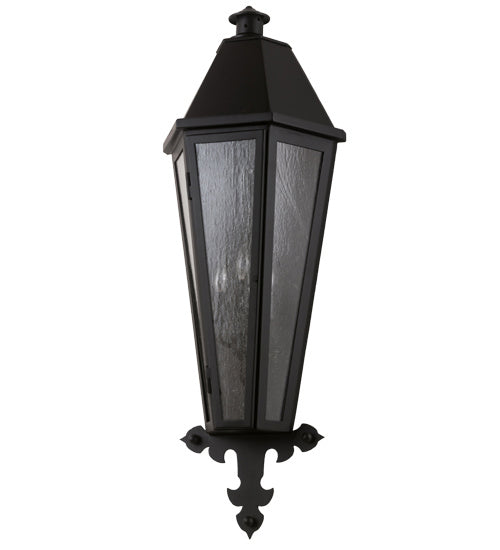 Meyda Tiffany 181850 Three Light Wall Sconce, Blackwash