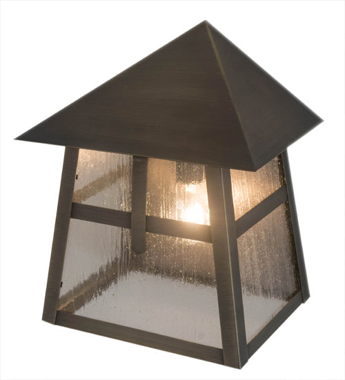 Meyda Tiffany 92114 One Light Wall Sconce, Craftsman Brown