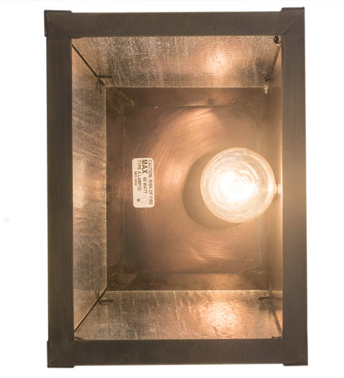 Meyda Tiffany 92114 One Light Wall Sconce, Craftsman Brown