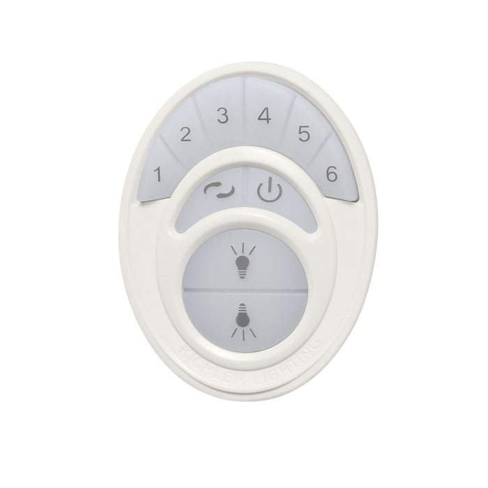Kichler 371075WHTR 6 Spd DC CoolTouch Transmitter, White Material (Not Painted)