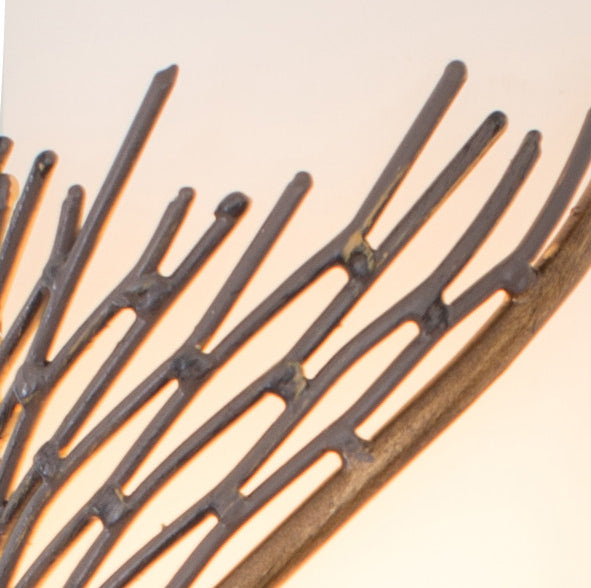 Varaluz 240K01RHO One Light Wall Sconce, Hammered Ore