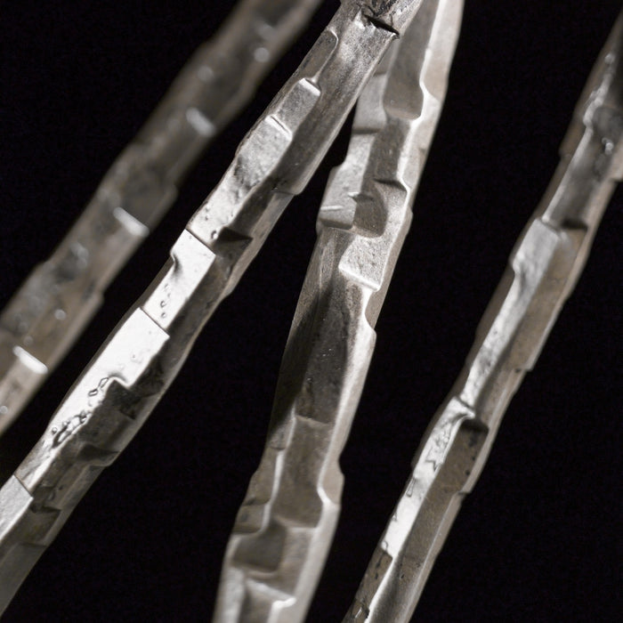 Hubbardton Forge 277660-SKT-82-SF2010 Two Light Table Lamp, Vintage Platinum