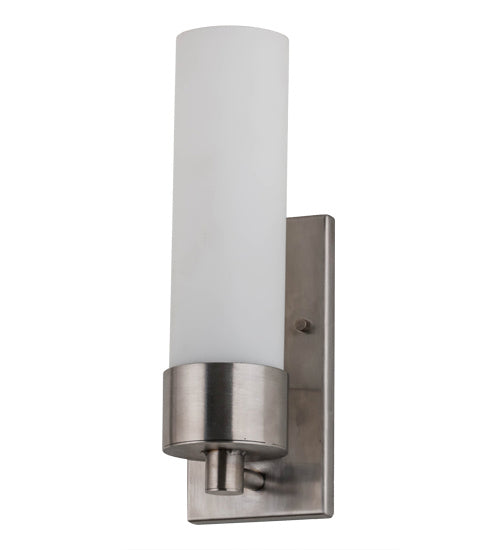 Meyda Tiffany 183188 One Light Wall Sconce, Stainless Steel