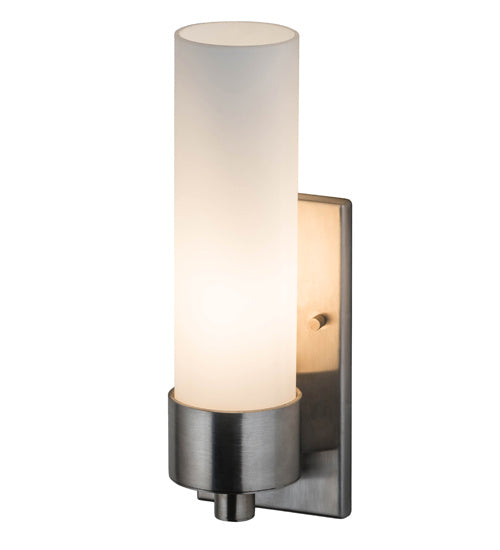 Meyda Tiffany 183188 One Light Wall Sconce, Stainless Steel