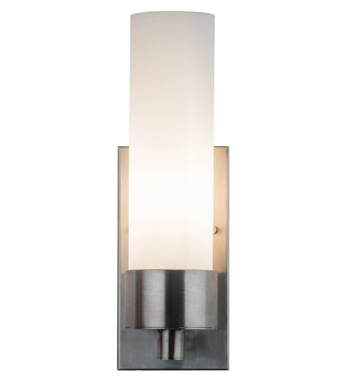 Meyda Tiffany 183188 One Light Wall Sconce, Stainless Steel