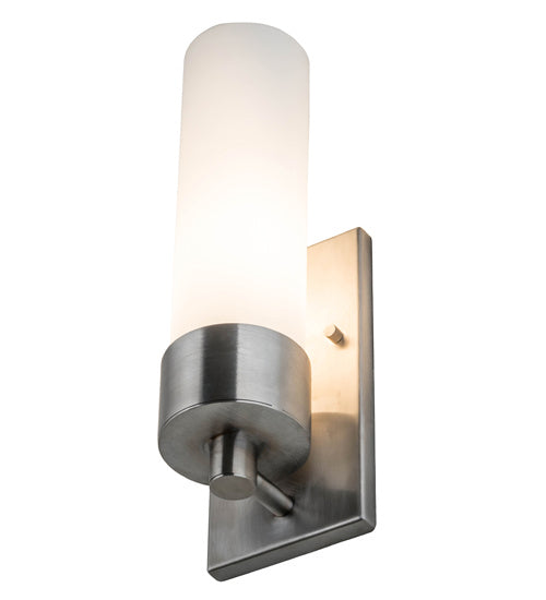 Meyda Tiffany 183188 One Light Wall Sconce, Stainless Steel
