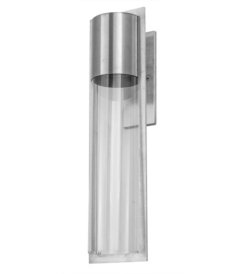 Meyda Tiffany 188838 One Light Wall Sconce, Brushed Stainless Steel