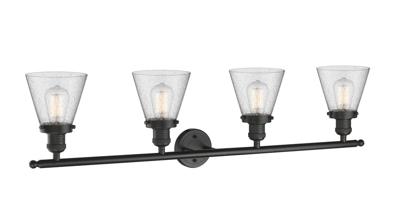 Innovations 215-OB-G64 Four Light Bath Vanity, Oil Rubbed Bronze