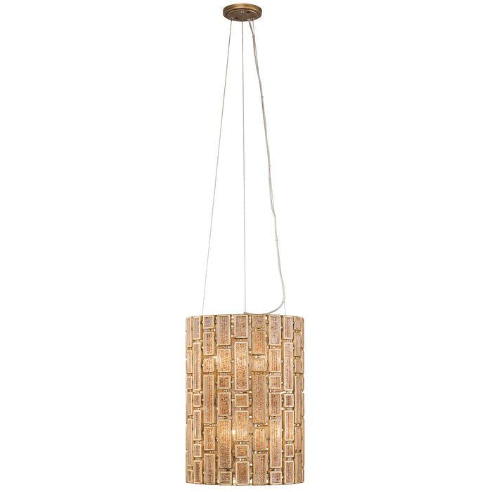 Varaluz 255F06HG Six Light Foyer Pendant, Havana Gold
