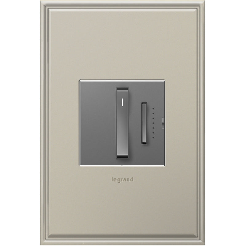 Legrand ADWR703TUM4 Tru-Universal Dimmer, Magnesium