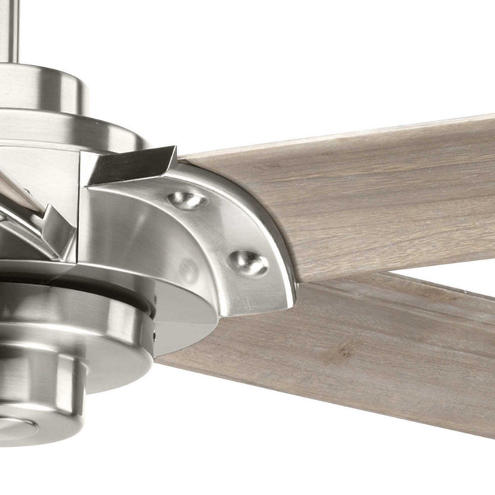 Progress Lighting P2546-09 68" Ceiling Fan, Brushed Nickel