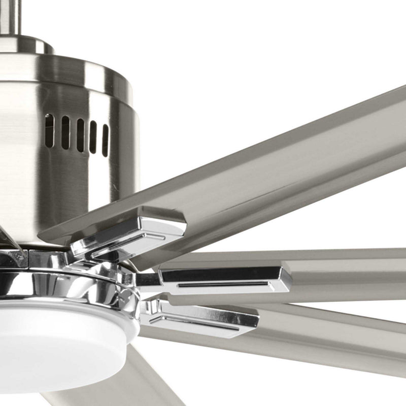 Progress Lighting P2550-0930K 72" Ceiling Fan, Brushed Nickel