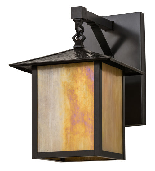 Meyda Tiffany 2561 One Light Wall Sconce, Craftsman Brown