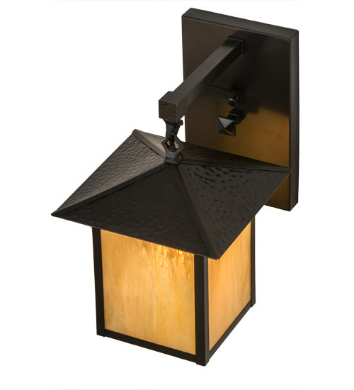 Meyda Tiffany 2561 One Light Wall Sconce, Craftsman Brown