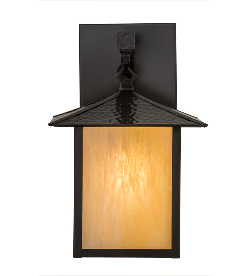 Meyda Tiffany 2561 One Light Wall Sconce, Craftsman Brown