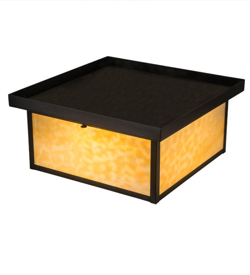 Meyda Tiffany 4818 Two Light Flushmount, Craftsman Brown