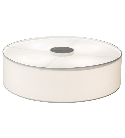 Meyda Tiffany 189909 Four Light Flushmount, Nickel