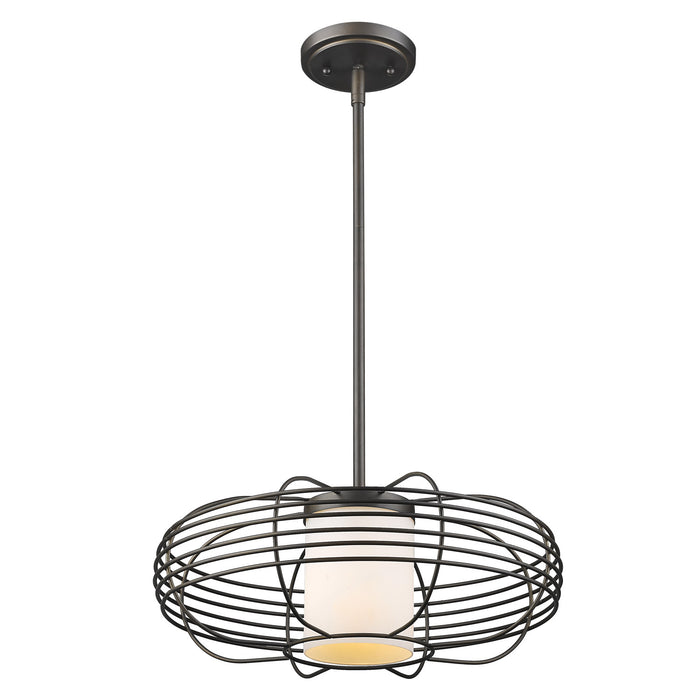 Acclaim Lighting IN21215ORB One Light Pendant, Oil Rubbed Bronze