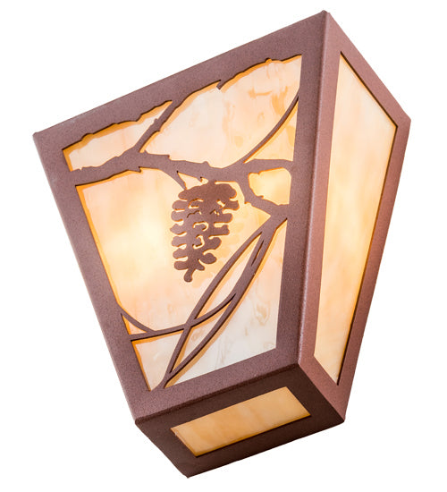 Meyda Tiffany 191965 Two Light Wall Sconce, Rust Powder Coat