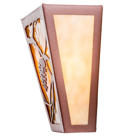 Meyda Tiffany 191965 Two Light Wall Sconce, Rust Powder Coat