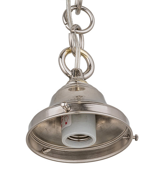 Meyda Tiffany 157721 One Light Pendant Hardware, Polished Nickel
