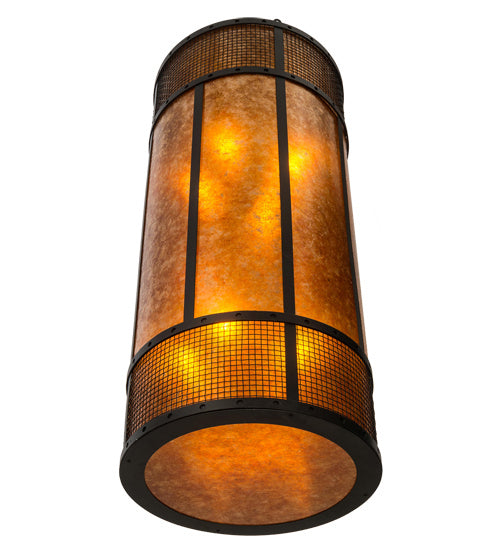 Meyda Tiffany 182589 Eight Light Pendant, Textured Black
