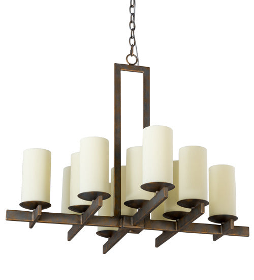 Meyda Tiffany 183053 12 Light Chandelier, French Bronze