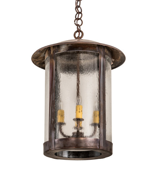 Meyda Tiffany 183802 Four Light Pendant, Vintage Copper