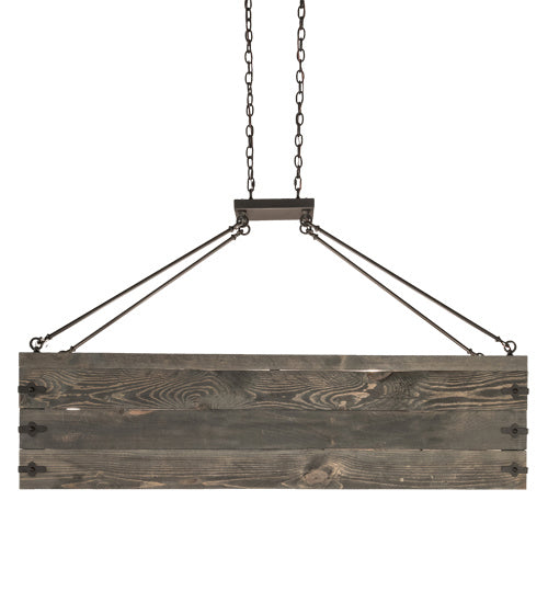 Meyda Tiffany 188631 12 Light Oblong Pendant, Oil Rubbed Bronze