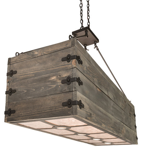 Meyda Tiffany 188631 12 Light Oblong Pendant, Oil Rubbed Bronze