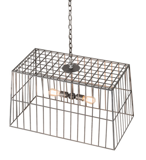 Meyda Tiffany 189145 Two Light Pendant, Matte Clear