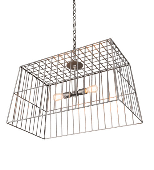 Meyda Tiffany 189145 Two Light Pendant, Matte Clear