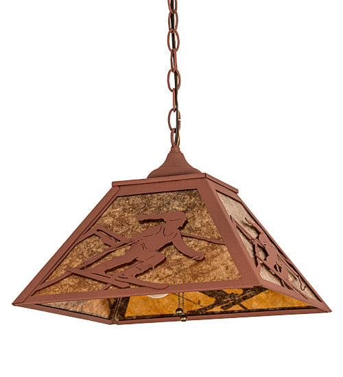 Meyda Tiffany 190326 Two Light Pendant, Rust