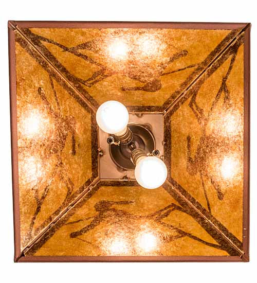 Meyda Tiffany 190326 Two Light Pendant, Rust