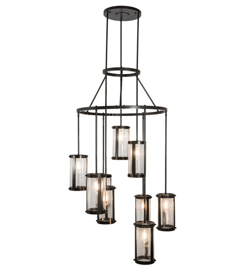 Meyda Tiffany 190661 Nine Light Chandelier, Timeless Bronze
