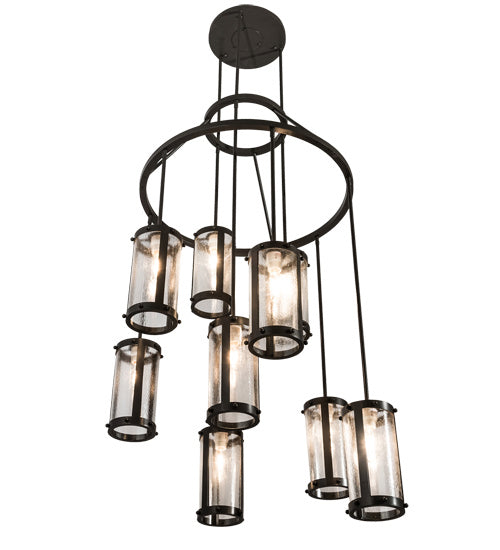 Meyda Tiffany 190661 Nine Light Chandelier, Timeless Bronze