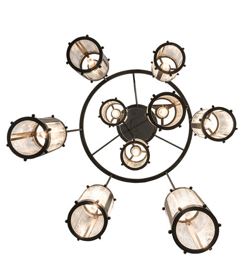 Meyda Tiffany 190661 Nine Light Chandelier, Timeless Bronze