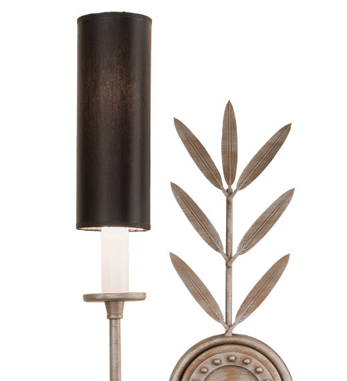 Meyda Tiffany 190858 Two Light Wall Sconce, Silver Sand
