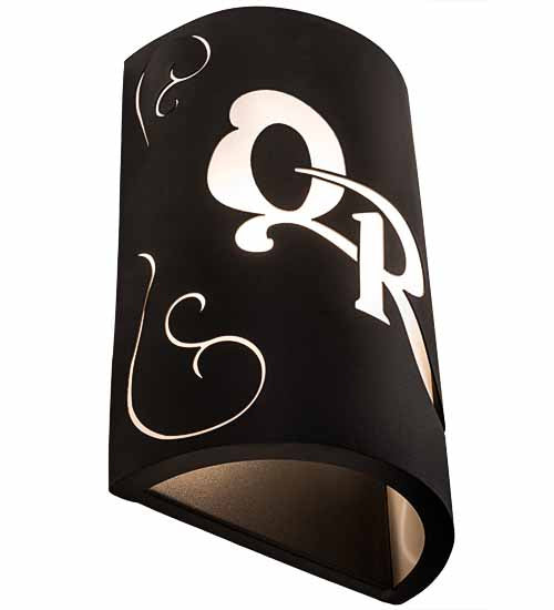 Meyda Tiffany 190883 Two Light Wall Sconce, Black Textured