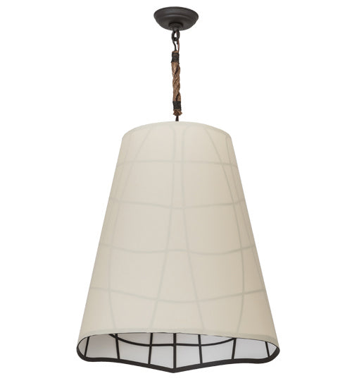 Meyda Tiffany 191373 Three Light Pendant, Oil Rubbed Bronze